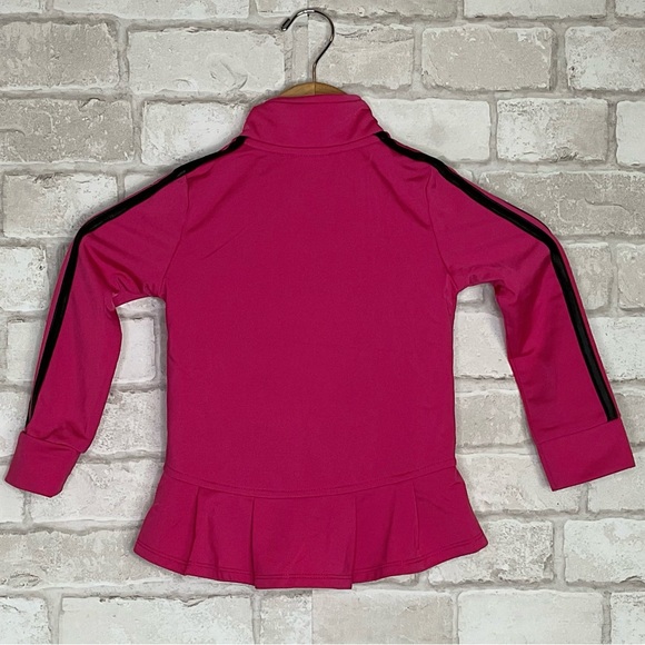 Adidas Kids Hot Pink & Black Track Jacket Size 3T - Picture 5 of 11